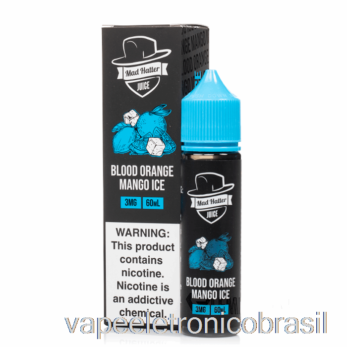 Vape Eletrônico Laranja Sangue Manga Gelo - Chapeleiro Maluco - 60ml 6mg